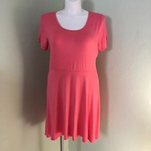 Joe Boxer Dress Plus Size 1X Stretch Soft Light Beach Cover Up Dress